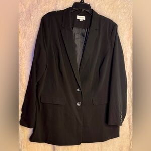 Avenue Classic Black Tailored Blazer – Size 18 (Plus)